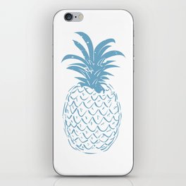 Tropical Blue Pineapple iPhone Skin