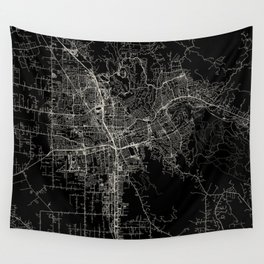 Santa Rosa, USA - Minimal City Map Wall Tapestry