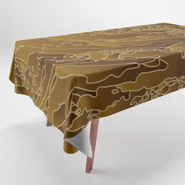 Melted copper sensation Tablecloth