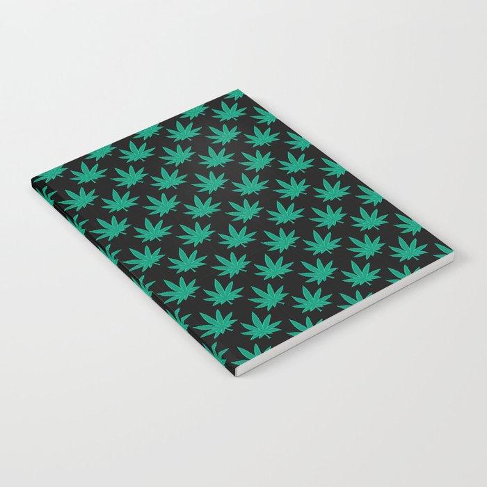 Weed Pattern 420 Notebook