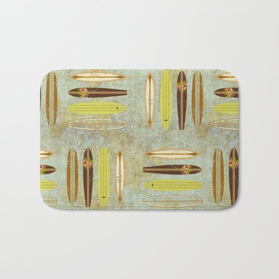 Surf Pattern 4 Bath Mat