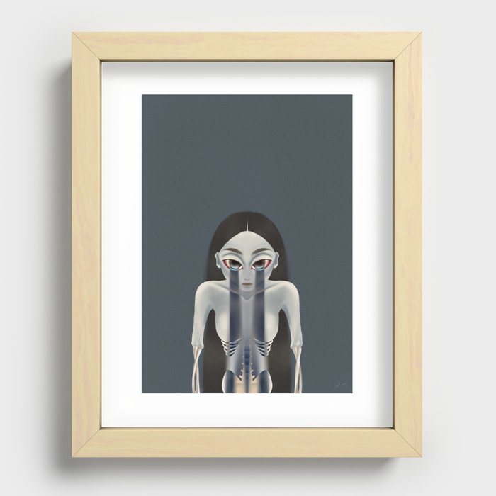 Tenuous Recessed Framed Print