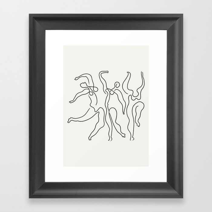 Three Dancers by Pablo Picasso Framed Art Print