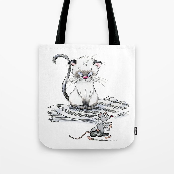The Cat and the Fiddle Tote Bag