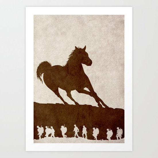 War Horse Art Print