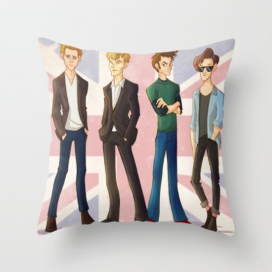 Life Ruining British Actors Throw Pillow