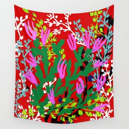 Christmas Cactus Wall Tapestry