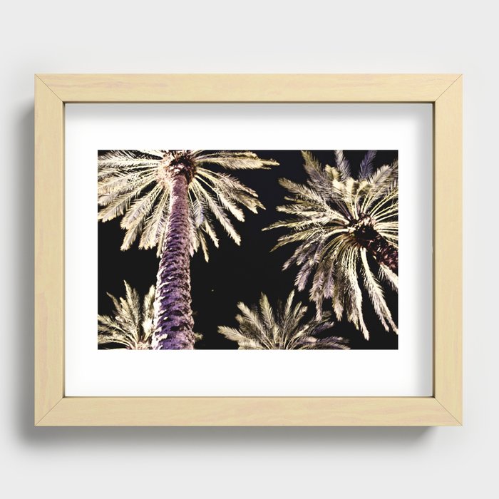Palms of Miami Recessed Framed Print