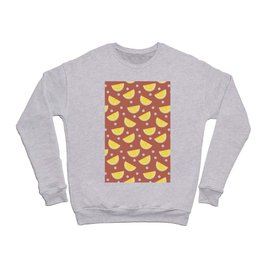 Lemon Polk a Dot Pattern Crewneck Sweatshirt