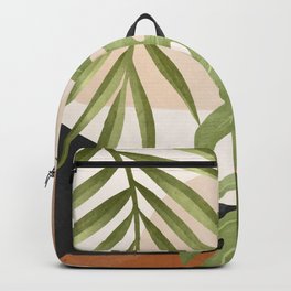 Abstract Art Tropical Leaves 21 Backpack