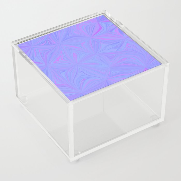 Very Peri Pinwheels  Acrylic Box