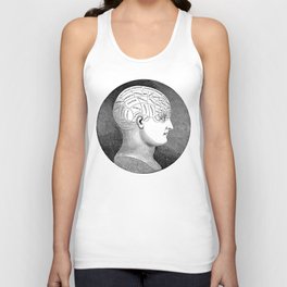 Vintage Phrenology Head Tank Top