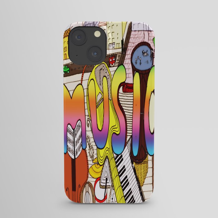 Colors of Music iPhone Case