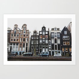 Amsterdam Houses Art Print