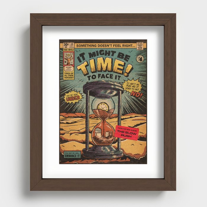 It Might Be Time Recessed Framed Print