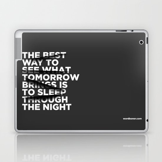 Sleep Through The Night Laptop & iPad Skin