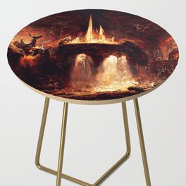 Lucifer Throne in Hell Side Table