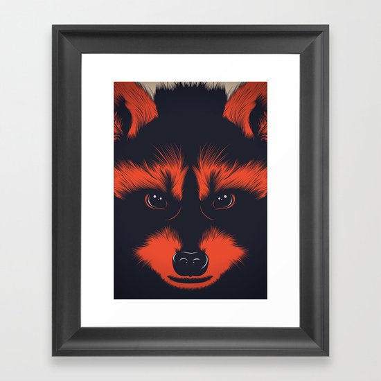 raccoon Framed Art Print