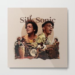 silk sonic Metal Print