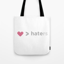 Love & Hate Tote Bag