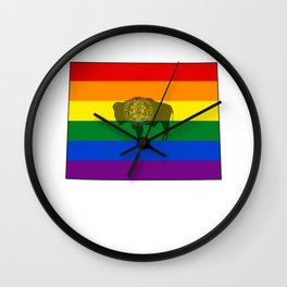 Wyoming Pride! Wall Clock
