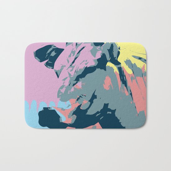 Happy Animal Bath Mat