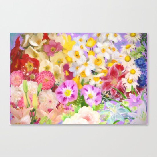 Flower Arrangement Canvas Print