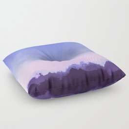 A beautiful abstract background with colorful paint textures Floor Pillow