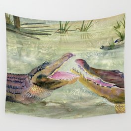 Alligator Study  Wall Tapestry