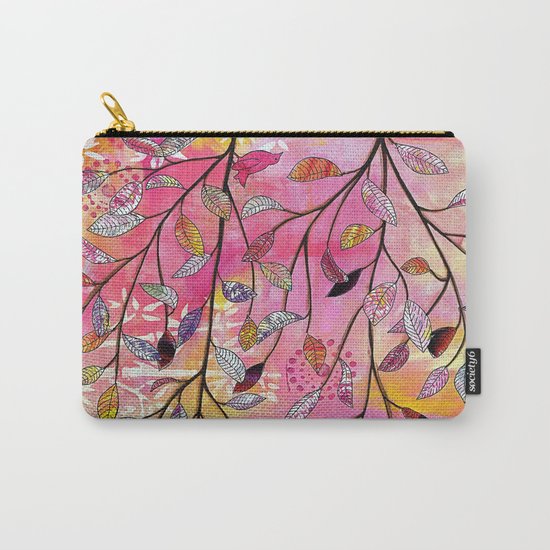 branch triptych No. 2 Carry-All Pouch