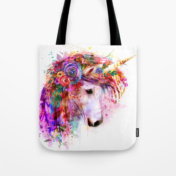 Garden of the Wild ~ Unicorn Tote Bag