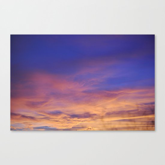 COME AWAY WITH ME - Autumn Sunset #1 #art #society6 Canvas Print