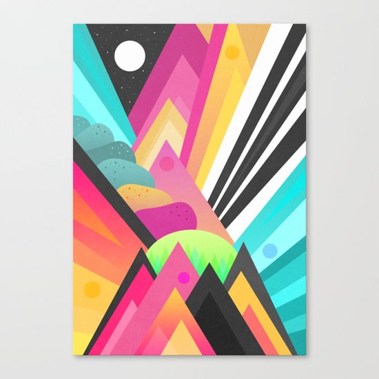 Space Garden Canvas Print