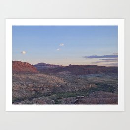 Sunset Over Moab Art Print