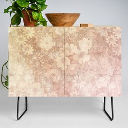 Ocher flowers Credenza