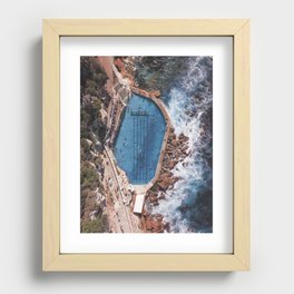 Bronte Baths | Ocean Rock Pool in Sydney Recessed Framed Print
