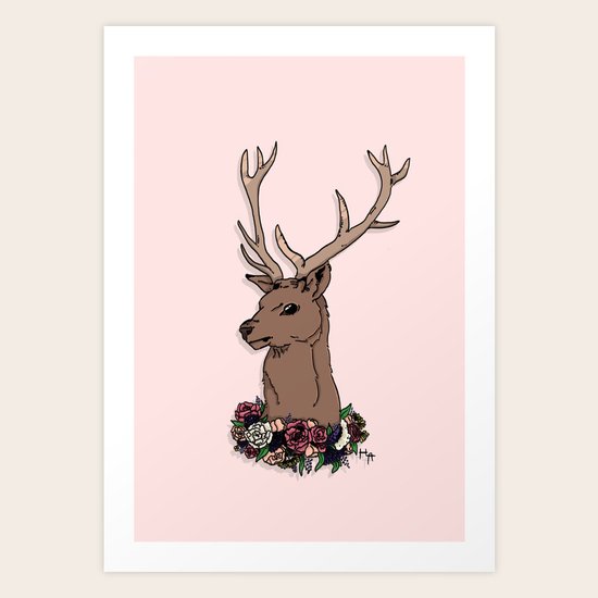 Cerf Art Print