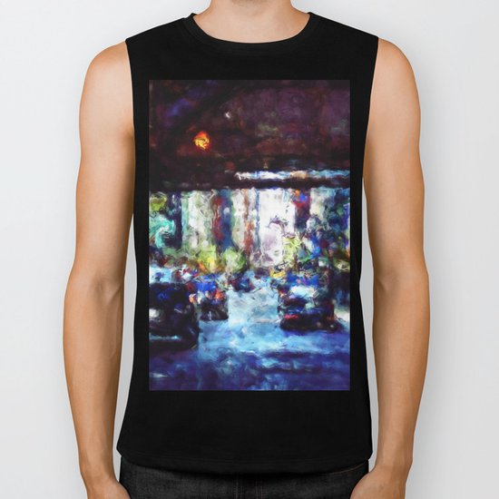 Traffic In The City Biker Tank