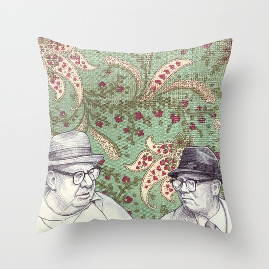 Old Men Throw Pillow