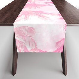 Shine Within Pink Palms Table Runner
