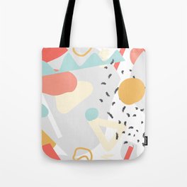Trendy hand drawing seamless pattern Tote Bag