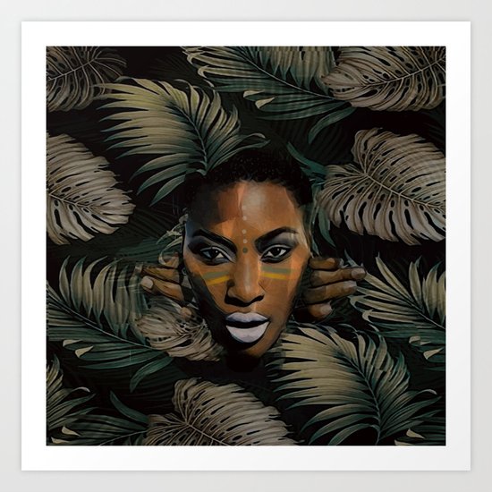 In the jungle Art Print