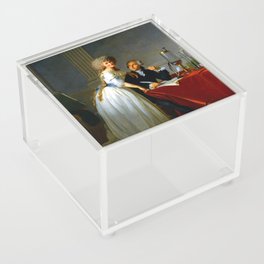 Jacques Louis David Portrait of Antoine Laurent Lavoisier and His Wife Acrylic Box