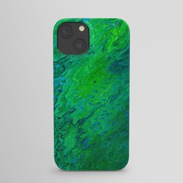 "Into Green" iPhone Case