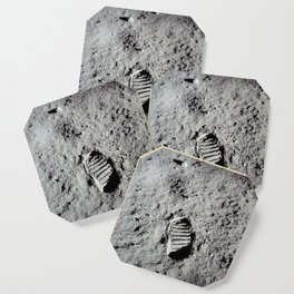 Apollo 11 - First Footprint On The Moon Coaster