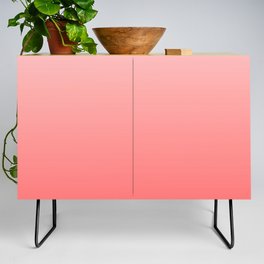 BEGONIA LIGHT RED & PINK OMBRE PATTERN  Credenza
