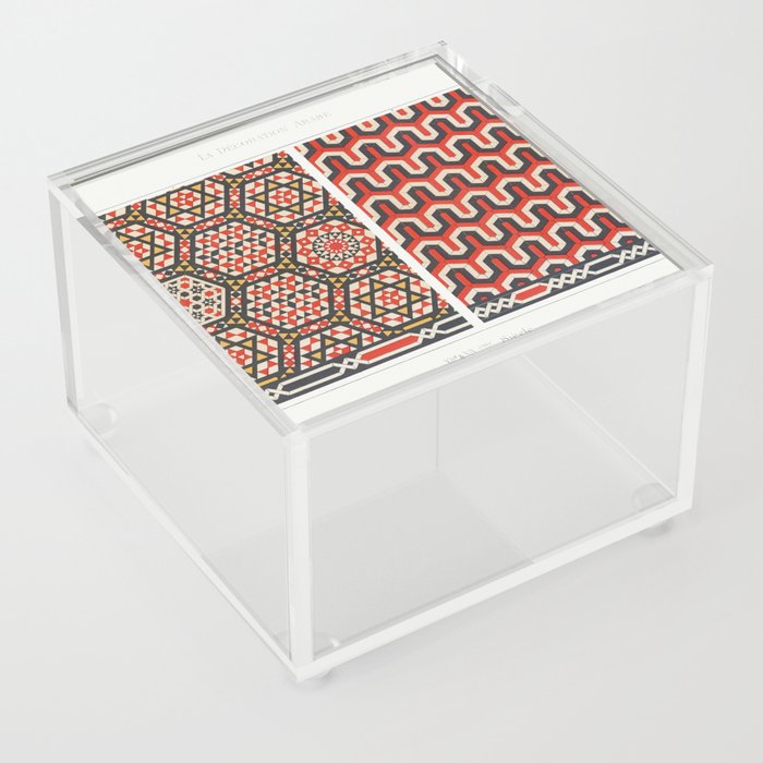 La Decoration Arabe, plate no. 72 Acrylic Box