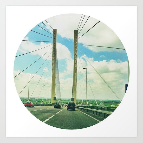 The Dartford Crossing Art Print