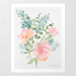 Dreamy Florals Art Print