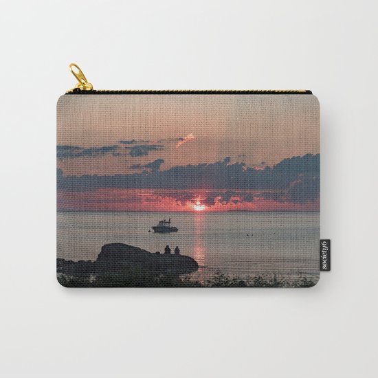 Sunset on the rocks Carry-All Pouch